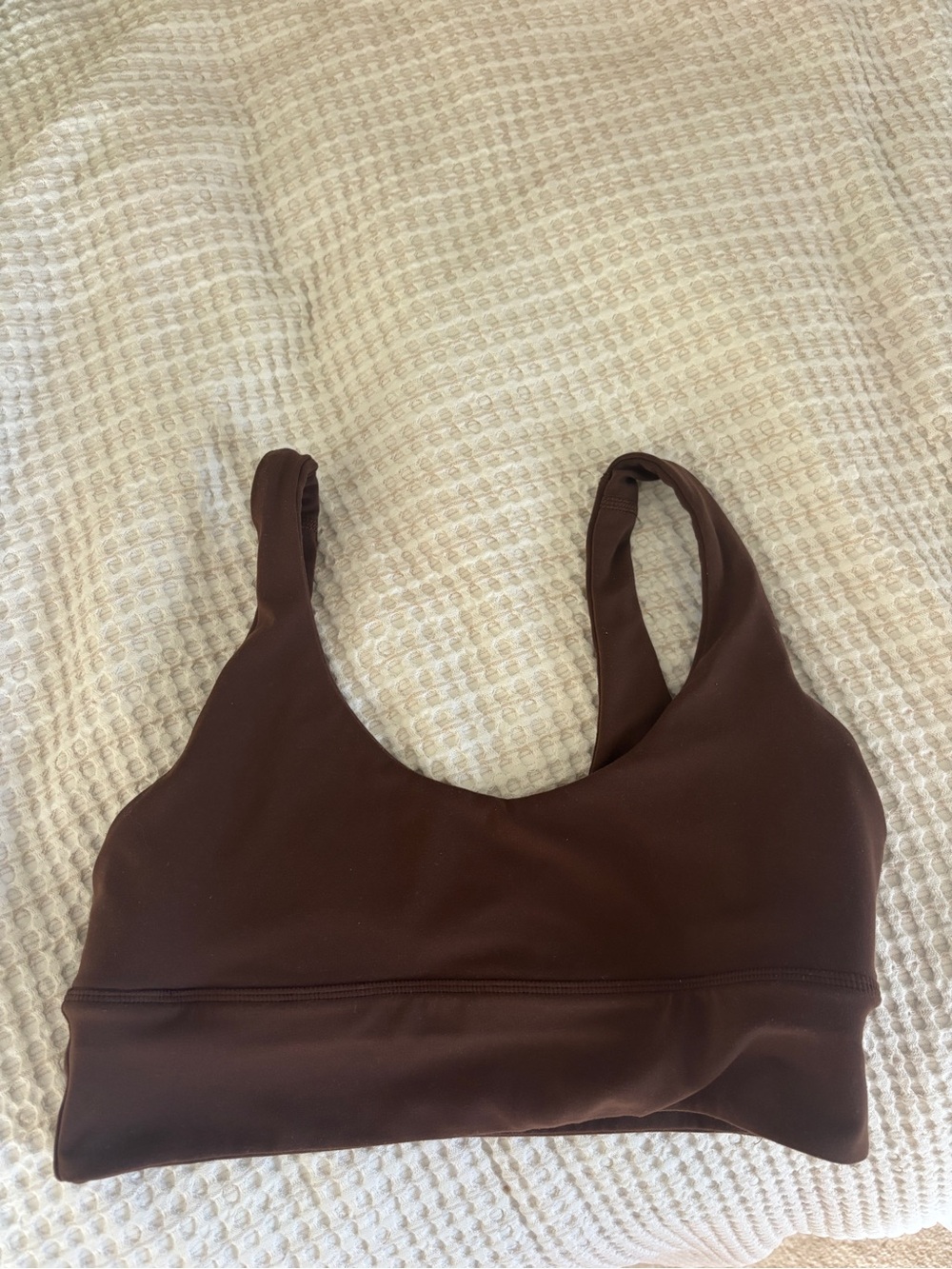 lululemon athletica Brown Scoop Swim Bra Top